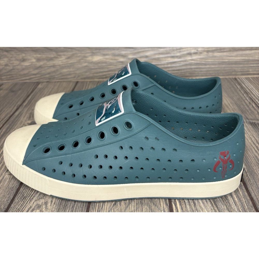 Native Shoes Jefferson Slip-On Flats in Teal